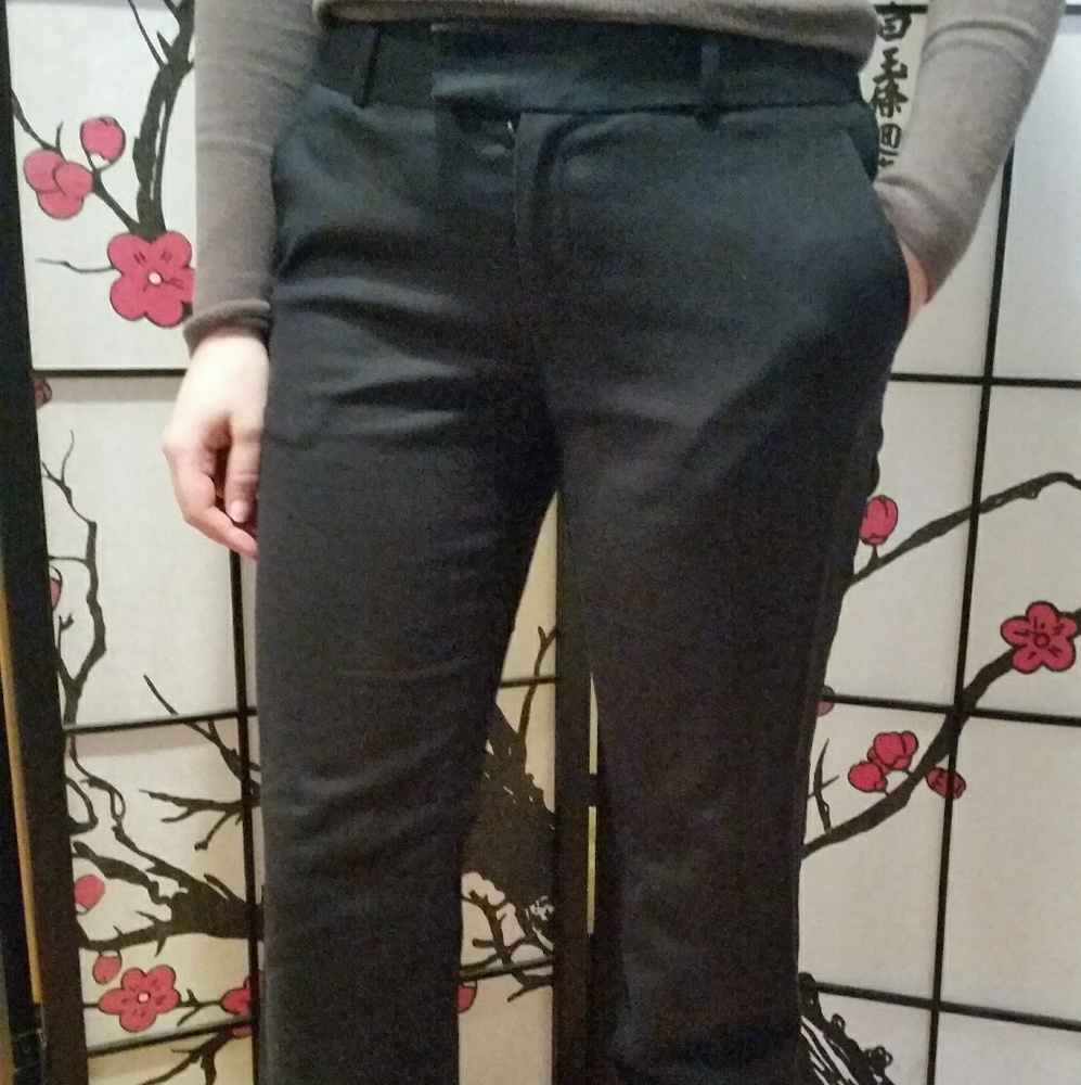 Navy blue slacks